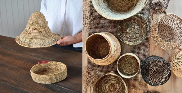 Taller de Cestería, embarrilado en manila